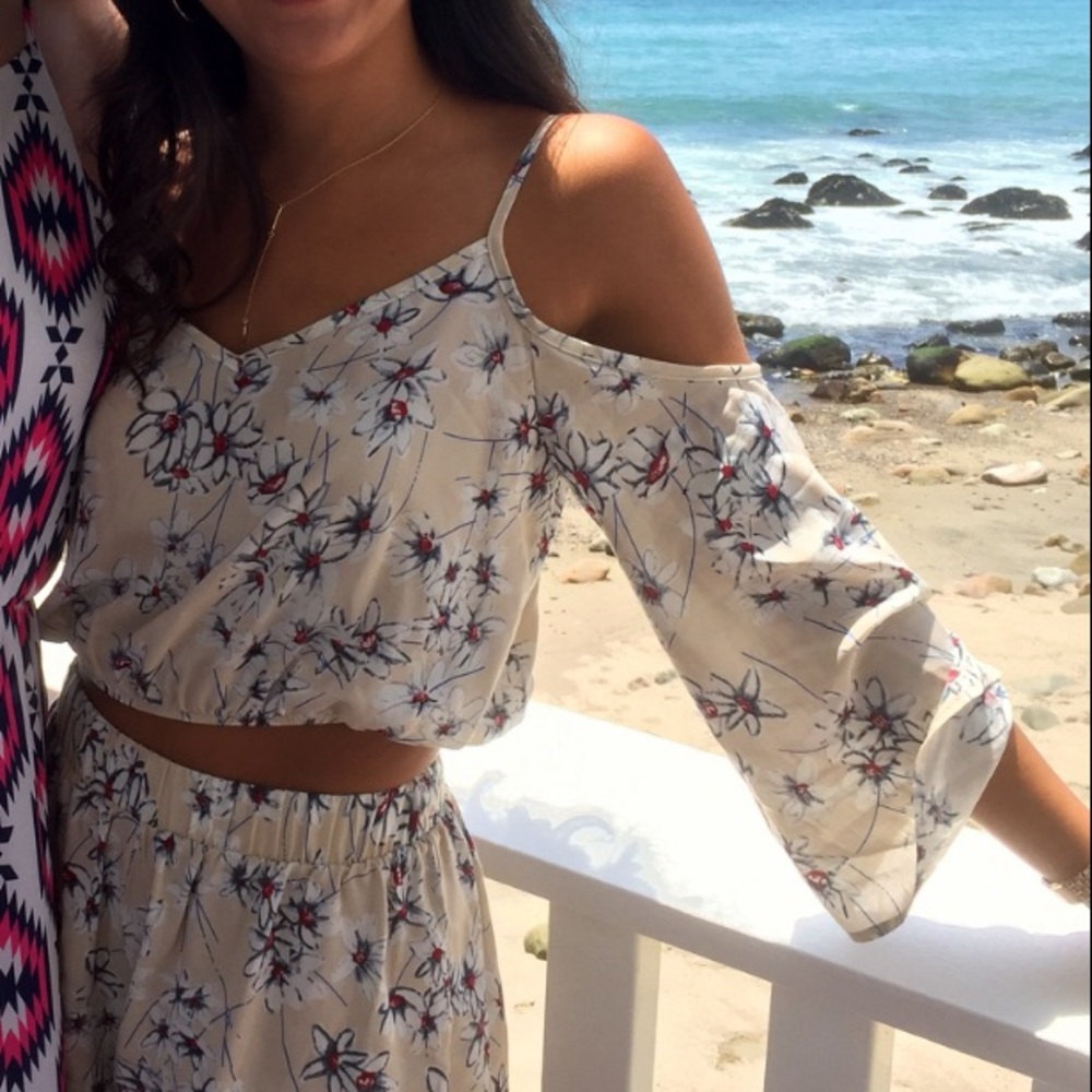 Floral crop top